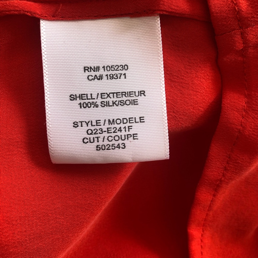 Equipment sleeveless button up silk blouse size xs - Picture 5 of 5